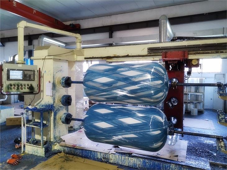 FRP tank wire winding